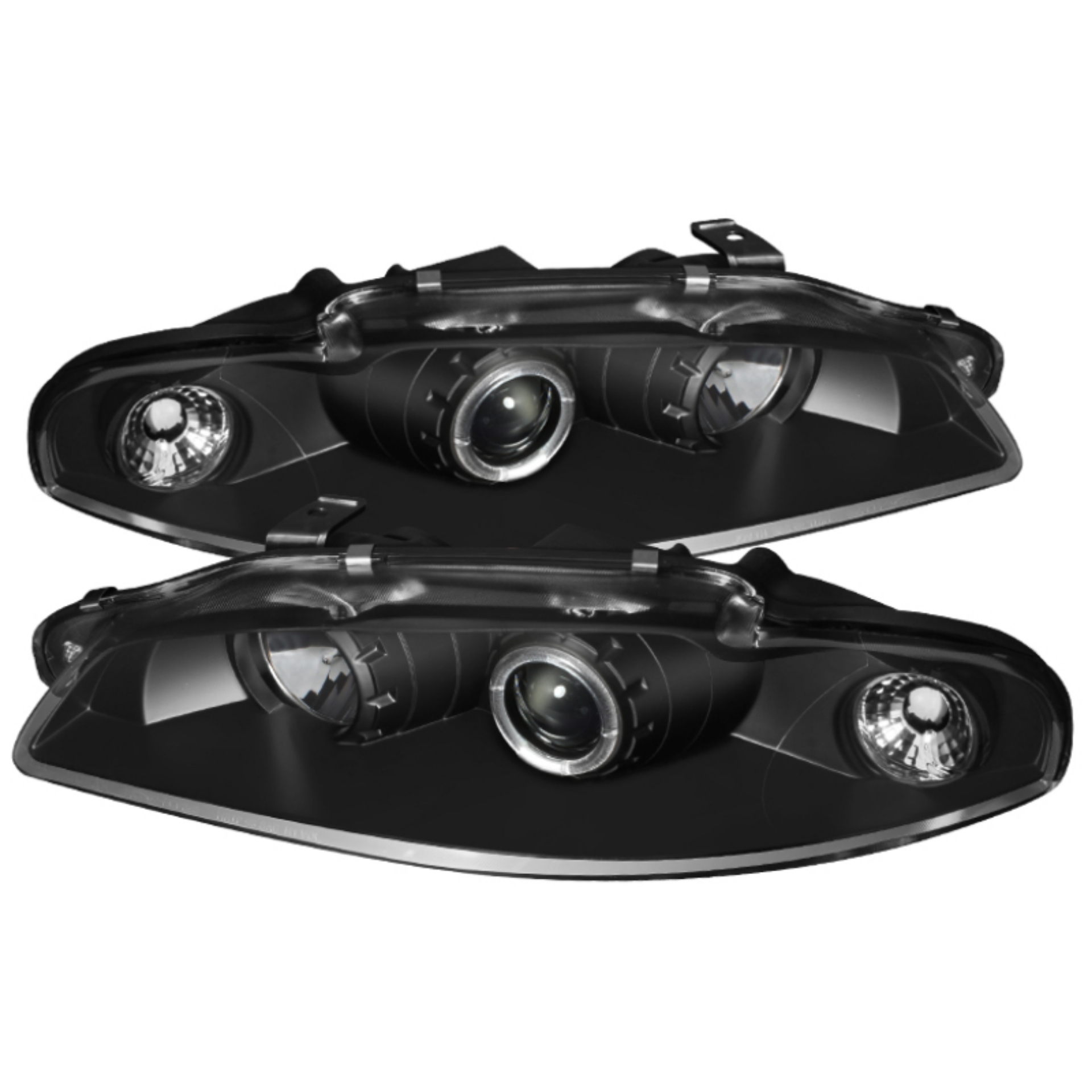 Picture of Spyder Mitsubishi Eclipse 97-99 Projector Headlights LED Halo Black High H1 Low H1 PRO-YD-ME97-HL-BK
