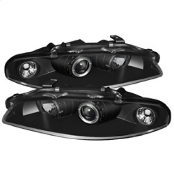 Picture of Spyder Mitsubishi Eclipse 97-99 Projector Headlights LED Halo Black High H1 Low H1 PRO-YD-ME97-HL-BK