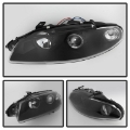 Picture of Spyder Mitsubishi Eclipse 97-99 Projector Headlights LED Halo Black High H1 Low H1 PRO-YD-ME97-HL-BK