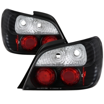 Picture of Spyder Subaru Impreza WRX-Sti 02-03 4Dr Not Fit WagonEuro Style Tail Lights Black ALT-YD-SI01-BK