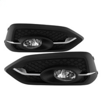 Picture of Spyder Honda Civic 2014-2015 2Dr-Coupe EX Model OnlyOEM Fog Light W-Switch- Clear FL-HC2014-2D-C