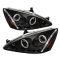 Picture of Spyder Honda Accord 03-07 Projector Headlights CCFL Halo LED Blk High H1 Low H1 PRO-YD-HA03-CCFL-BK