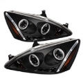 Picture of Spyder Honda Accord 03-07 Projector Headlights CCFL Halo LED Blk High H1 Low H1 PRO-YD-HA03-CCFL-BK