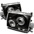 Picture of Spyder Toyota Tacoma 97-00 Projector Headlights LED Halo LED Black High H1 Low H1 PRO-YD-TT97-HL-BK