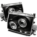 Picture of Spyder Toyota Tacoma 97-00 Projector Headlights LED Halo LED Black High H1 Low H1 PRO-YD-TT97-HL-BK