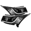 Picture of Spyder Chevy Cruze 11-14 Projector Headlights Light Tube DRL Blk PRO-YD-CCRZ11-LTDRL-BK