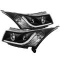 Picture of Spyder Chevy Cruze 11-14 Projector Headlights Light Tube DRL Blk PRO-YD-CCRZ11-LTDRL-BK