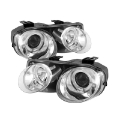 Picture of Spyder Acura Integra 98-01 Projector Headlights LED Halo -Chrome High H1 Low 9006 PRO-YD-AI98-HL-C