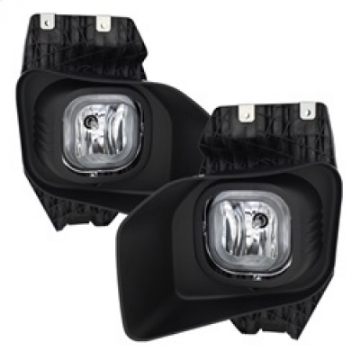 Picture of Spyder Ford F250 F350 F450 F550 XLT 2011-2016 OEM Style Fog Lights W-Switch- Clear FL-FF25011-C