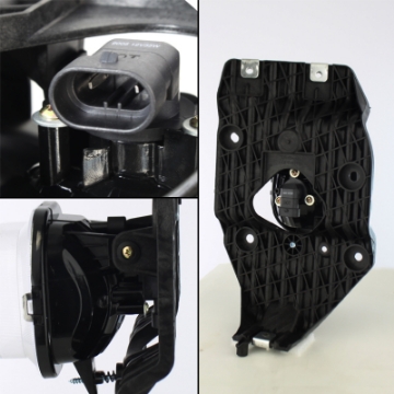 Picture of Spyder Ford F250 F350 F450 F550 XLT 2011-2016 OEM Style Fog Lights W-Switch- Clear FL-FF25011-C