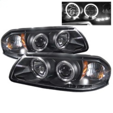 Picture of Spyder Chevy Impala 00-05 Projector Headlights LED Halo LED Black High H1 Low H1 PRO-YD-CHIP00-HL-BK