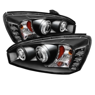 Picture of Spyder Chevy Malibu 04-07 Projector Headlights LED Halo LED Black High H1 Low H1 PRO-YD-CM04-HL-BK