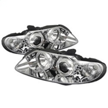 Picture of Spyder Pontiac GTO 04-06 Projector Headlights LED Halo LED Chrome High H1 Low H1 PRO-YD-PGTO04-HL-C