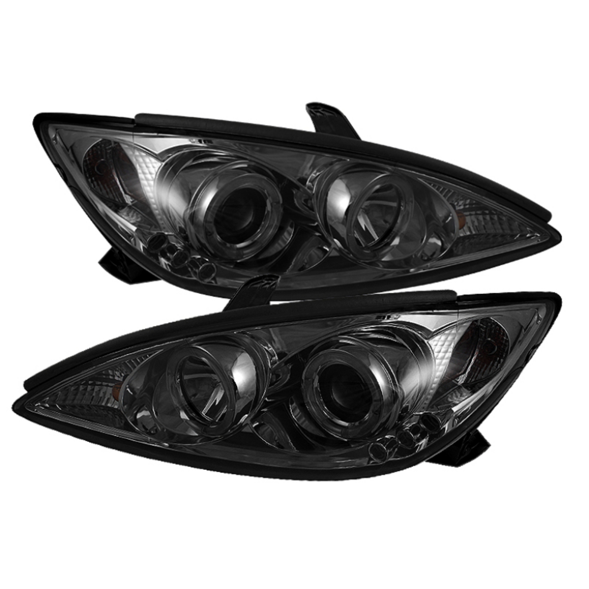 Picture of Spyder Toyota Camry 02-06 Projector Headlights LED Halo LED Smoke High H1 Low H1 PRO-YD-TCAM02-HL-SM