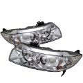 Picture of Spyder Honda Civic 06-08 2Dr Projector Headlights LED Halo Chrome High H1 Low H1 PRO-YD-HC06-2D-HL-C