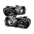 Picture of Spyder Acura Integra 94-97 Projector Headlights LED Halo -Black High H1 Low 9006 PRO-YD-AI94-HL-BK
