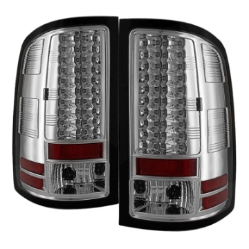 Picture of Spyder GMC Sierra 07-13 Not fit 3500 Dually 4 Rear WheelsLED Tail Lights Chrome ALT-YD-GS07-LED-C