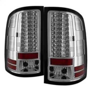 Picture of Spyder GMC Sierra 07-13 Not fit 3500 Dually 4 Rear WheelsLED Tail Lights Chrome ALT-YD-GS07-LED-C