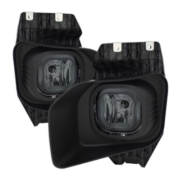 Picture of Spyder Ford F250 F350 F450 F550 XLT 2011-2016 OEM Style Fog Lights W-Switch Smoke FL-FF25011-SM