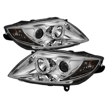 Picture of Spyder BMW Z4 03-08 Projector Headlights Xenon-HID Model Only - LED Halo Chrome PRO-YD-BMWZ403-HID-C