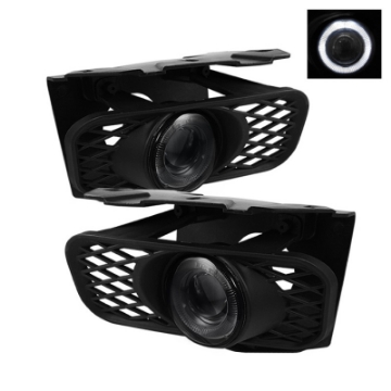 Picture of Spyder Ford F150 99-03-F150 Heritage 04 Halo Projector Fog Lights w-Switch Clear FL-P-FF15099-HL