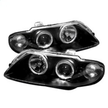 Picture of Spyder Pontiac GTO 04-06 Projector Headlights LED Halo LED Black High H1 Low H1 PRO-YD-PGTO04-HL-BK