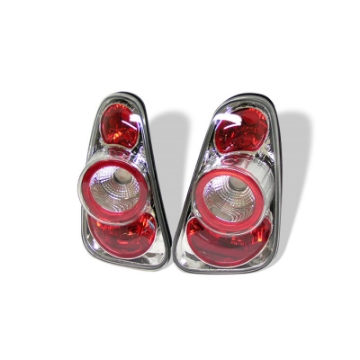 Picture of Spyder Mini Cooper 02-06-Cooper Convertibles 05-08 Euro Style Tail Lights Chrome ALT-YD-MC02-C