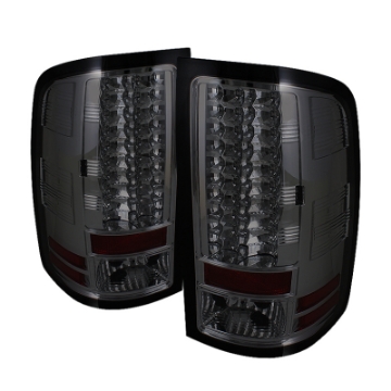 Picture of Spyder GMC Sierra 07-13 Not fit 3500 Dually 4 Rear WheelsLED Tail Lights Smoke ALT-YD-GS07-LED-SM