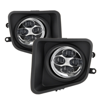 Picture of Spyder Toyota Tundra 2014-2016 Daytime DRL LED Running Fog Lights w-Switch Clear FL-DRL-TTU14-C