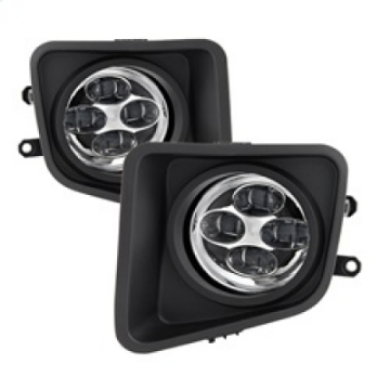 Picture of Spyder Toyota Tundra 2014-2016 Daytime DRL LED Running Fog Lights w-Switch Clear FL-DRL-TTU14-C
