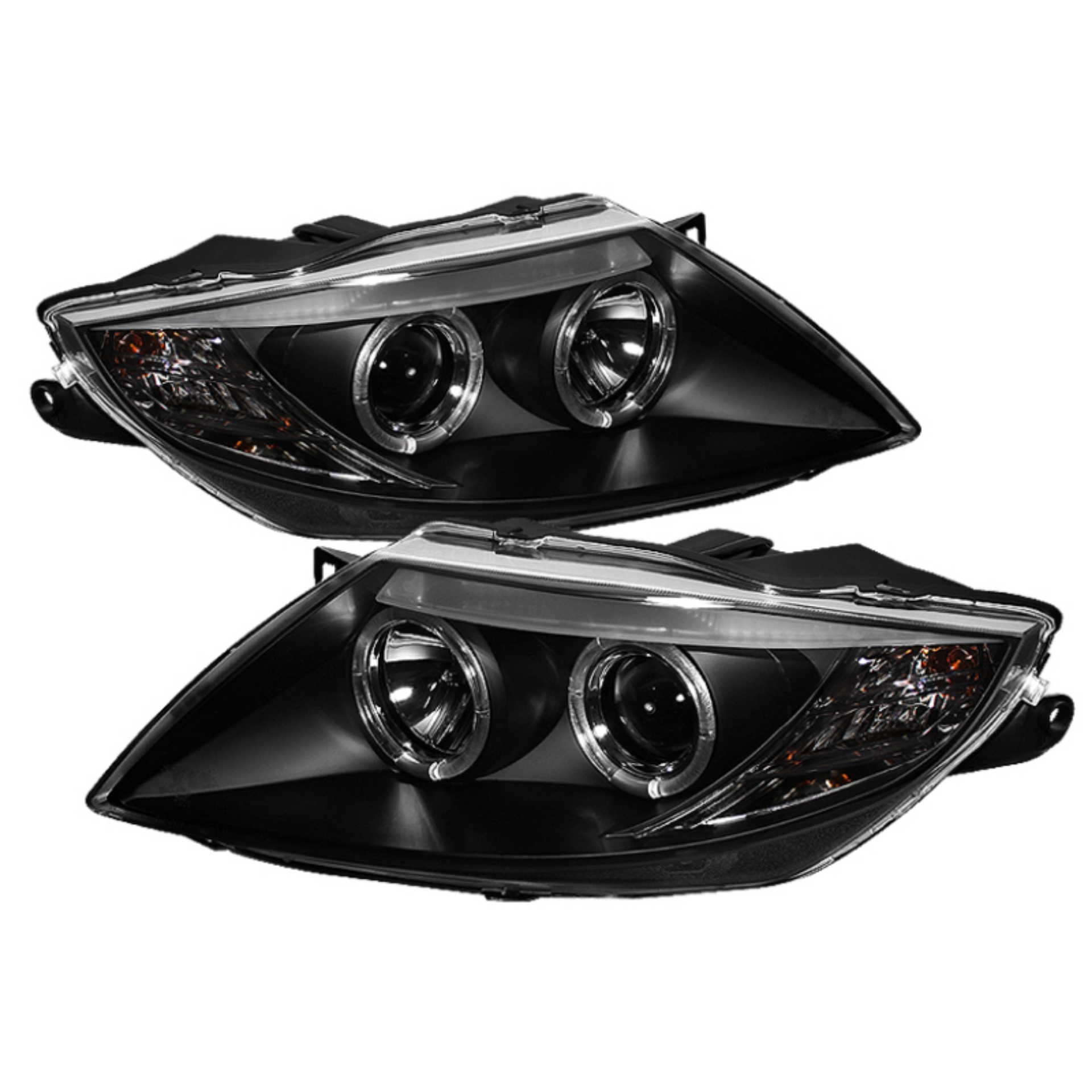 Picture of Spyder BMW Z4 03-08 Projector Headlights Xenon-HID Model Only - LED Halo Black PRO-YD-BMWZ403-HID-BK