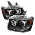 Picture of Spyder Chevy Suburban 1500-2500 07-14 Projector Headlights CCFL Halo LED Black PRO-YD-CSUB07-CCFL-BK