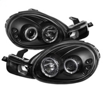 Picture of Spyder Dodge Neon 00-02 Projector Headlights LED Halo LED Black High H1 Low H1 PRO-YD-DN00-HL-BK