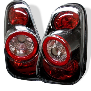 Picture of Spyder Mini Cooper 02-06-Cooper Convertibles 05-08 Euro Style Tail Lights Black ALT-YD-MC02-BK