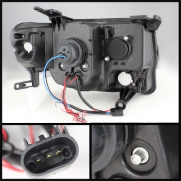 Picture of Spyder Ford Escape 08-12 Projector Headlights Halogen Model Only - DRL Chrome PRO-YD-FES08-DRL-C