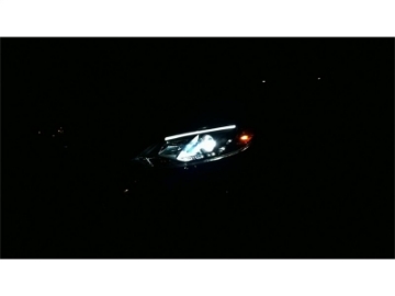 Picture of Spyder Ford Focus 12-14 Projector Headlights Halogen Model Only - DRL Black PRO-YD-FF12-DRL-BK