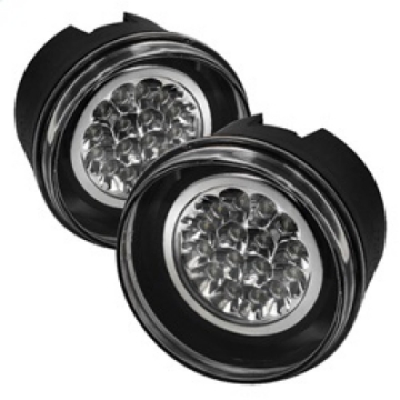 Picture of Spyder Jeep Grand Cherokee 05-09-Commander 06-08 LED Fog Lights w-Switch Clear FL-LED-JGC05-C