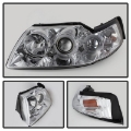 Picture of Spyder Ford Mustang 99-04 Projector Headlights LED Halo Chrome High H1 Low H1 PRO-YD-FM99-1PC-AM-C