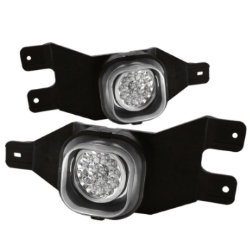 Picture of Spyder Ford F250-F350 99-04-Ford Excursion 00-05 LED Fog Lights w-Switch Clear FL-LED-FF25001-C