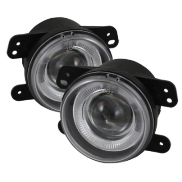 Picture of Spyder Dodge Magnum 05-08-Journey 09-10 Projector Fog Lights w-Switch Clear FL-P-DM05-HL