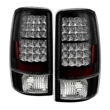 Picture of Spyder Chevy Suburban-Tahoe 1500-2500 00-06-GMC Yukon LED Tail Lights Black ALT-YD-CD00-LED-BK