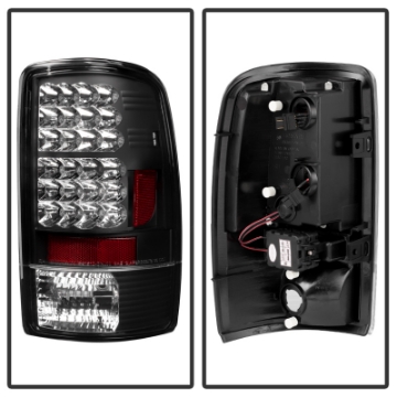 Picture of Spyder Chevy Suburban-Tahoe 1500-2500 00-06-GMC Yukon LED Tail Lights Black ALT-YD-CD00-LED-BK