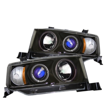 Picture of Spyder Scion XB 03-07 Projector Headlights LED Halo Black High H1 Low 9006 PRO-YD-TSXB03-HL-BK