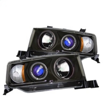 Picture of Spyder Scion XB 03-07 Projector Headlights LED Halo Black High H1 Low 9006 PRO-YD-TSXB03-HL-BK