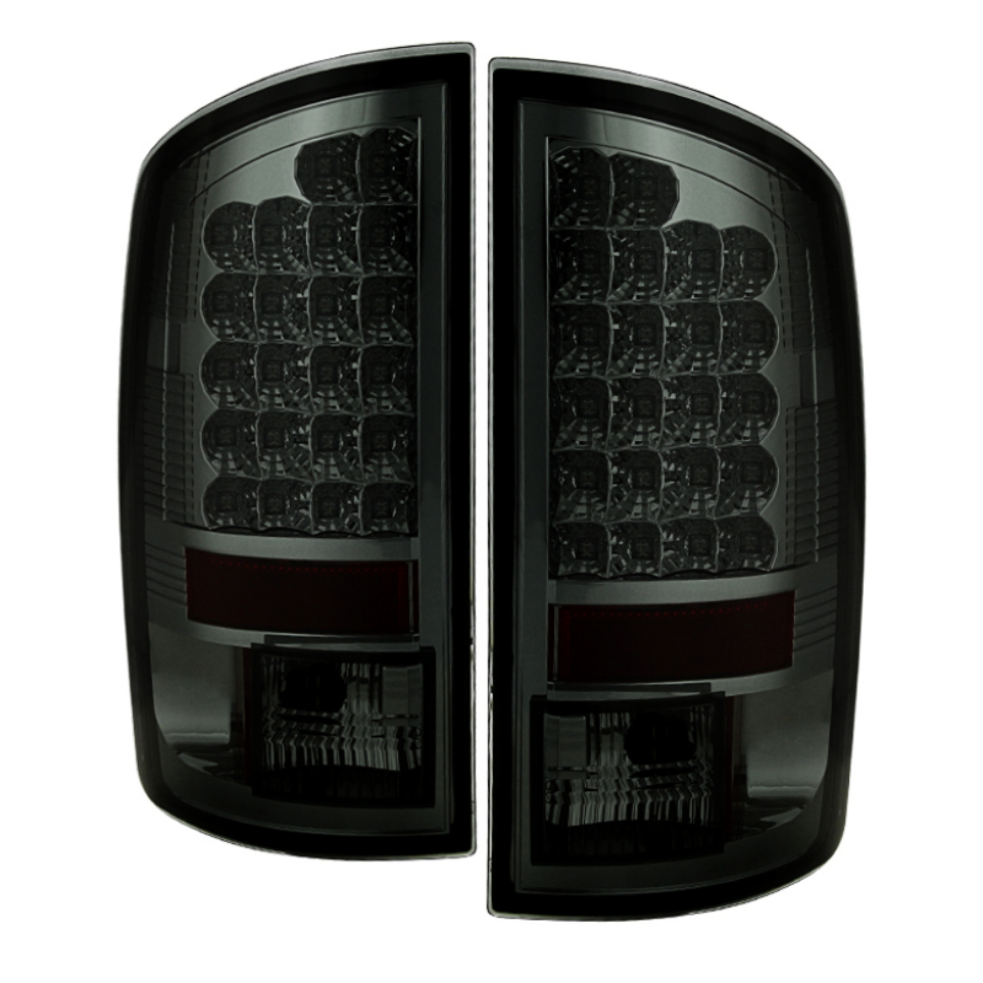 Picture of Spyder Dodge Ram 02-06 1500-Ram 2500-3500 03-06 LED Style Tail Lights Smoke ALT-YD-DRAM02-LED-SM