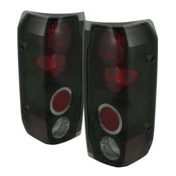 Picture of Spyder Ford F150 87-96-Ford Bronco 88-96 Euro Style Tail Lights Black Smoke ALT-YD-FF15089-BSM