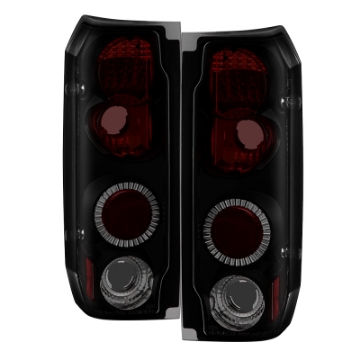 Picture of Spyder Ford F150 87-96-Ford Bronco 88-96 Euro Style Tail Lights Black Smoke ALT-YD-FF15089-BSM