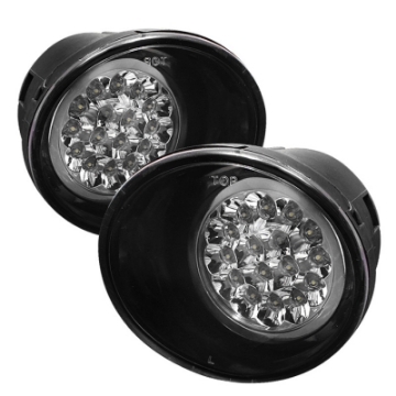 Picture of Spyder Nissan Titan 04-12-Nissan Armada 04-12 LED Fog Lights w-Switch Clear FL-LED-NT04-C