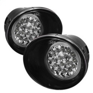 Picture of Spyder Nissan Titan 04-12-Nissan Armada 04-12 LED Fog Lights w-Switch Clear FL-LED-NT04-C