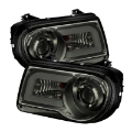 Picture of Spyder Chrysler 300C 05-10 Projector Headlights LED DRL Smoke High-Low H7 PRO-YD-C300C-DRL-SM